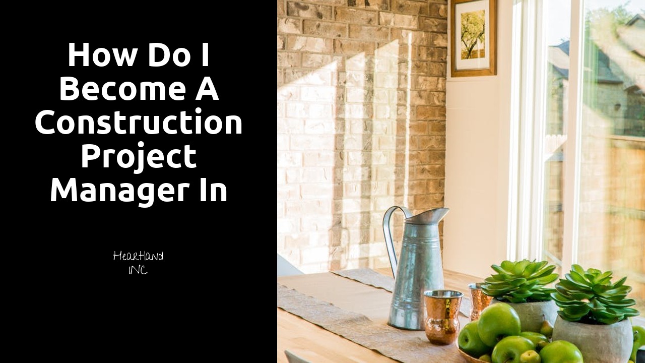 How do I become a construction project manager in Ontario?